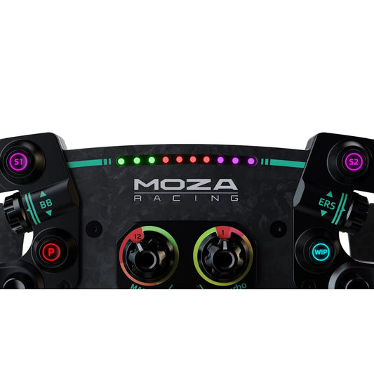 MOZA Racing GS V2P Steering Wheel Microfiber Leather (Faux Leather)