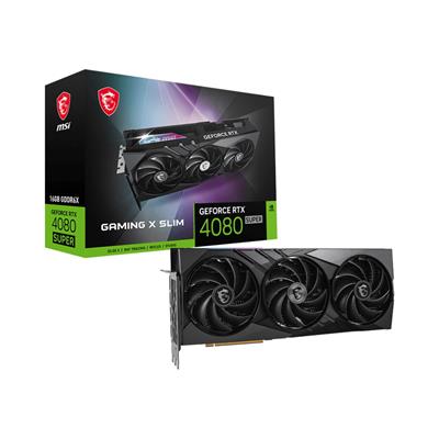 MSI GeForce RTX 4080 Super Gaming X Slim (16GB GDDR6X/PCI Express 4.0/2625MHz/23000MHz)