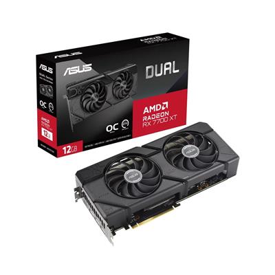 ASUS Radeon RX 7700 XT Dual OC (12GB GDDR6/PCI Express 4.0/2599MHz/18000MHz)