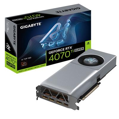 Gigabyte GeForce RTX 4070 Ti Super AI Top (16GB GDDR6X/PCI Express 4.0/2610MHz/21000MHz)