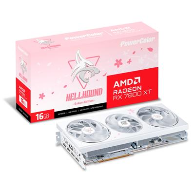 PowerColor Radeon RX 7800 XT Hellhound Sakura (16GB GDDR6/PCI Express 4.0/2520MHz/19500MHz)