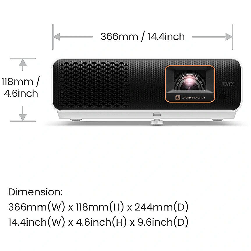 BENQ X500i Projector 2,200 ANSI Lumens, Full HD Projector