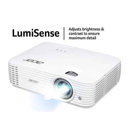 Acer Essential P1557Ki DLP 1080p 4500 Lm 10000 1 EMEA 2.9 EURO UK Power EMEA, 4500 ANSI lumens, DLP, 1080p (1920x1080), 10000:1, 4:3, 0 - 2540 mm (0 - 100")