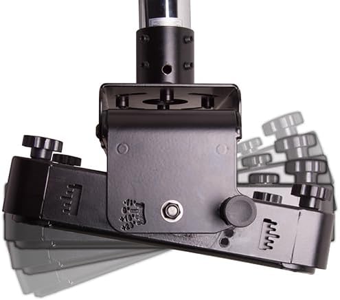 B-Tech BTEBT893 + BTEBT7808B + BTEBT7850-100C - Bundle Heavy Duty Projector Ceiling Mount with Micro-Adjustment + Ceiling / Wall Mount with Tilt for use with 50mm Poles + 50mm Diameter Poles, 1 Meter Length - Bundle