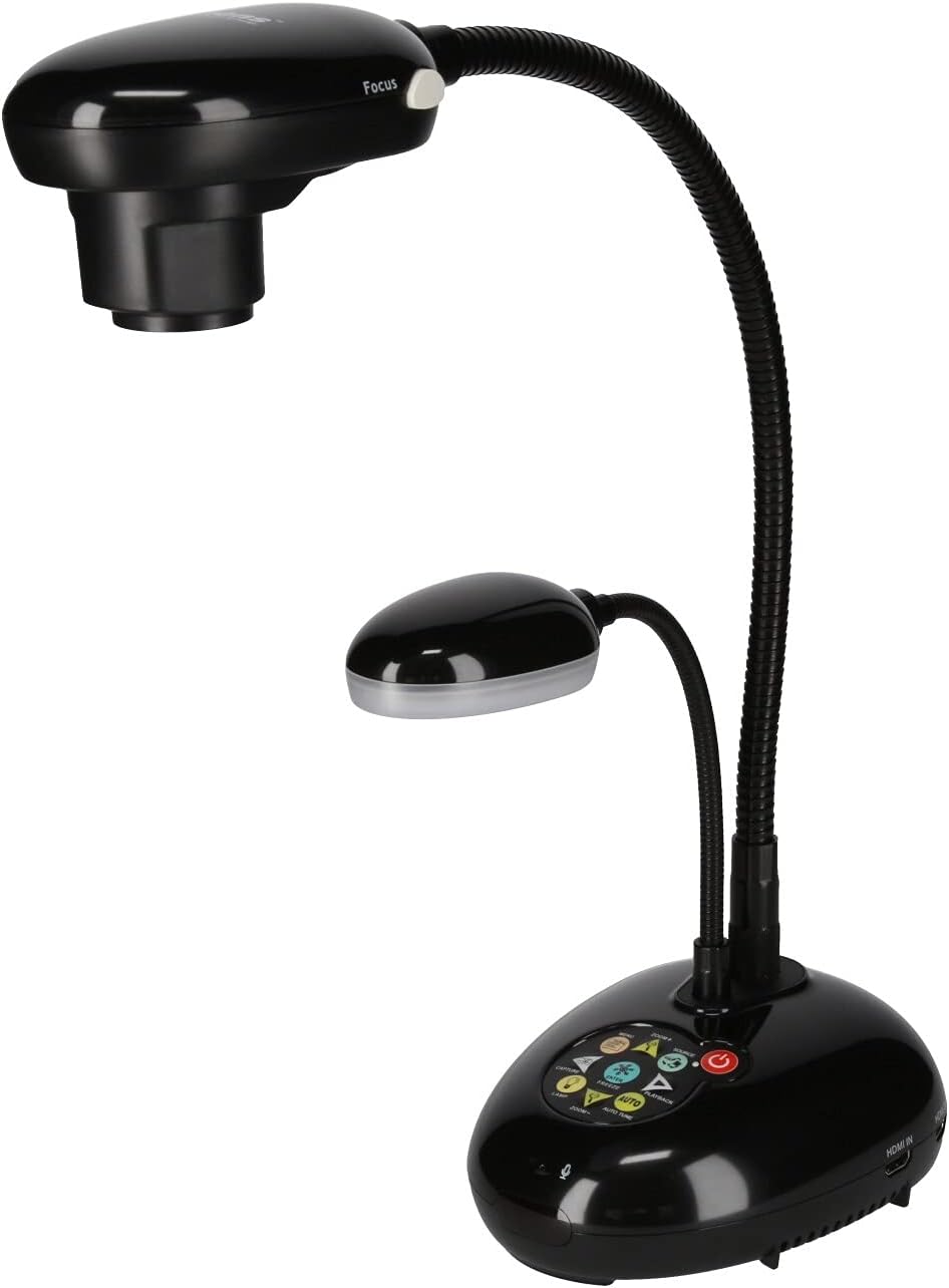 Lumens PC193 HD Gooseneck Document Camera with USB and HDMI (Black)