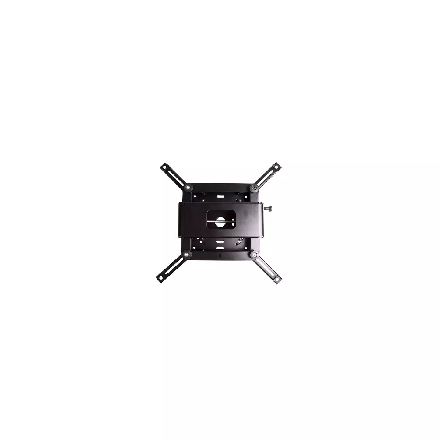 B-Tech BTEBT893 + BTEBT7808B + BTEBT7850-20C - Bundle Heavy Duty Projector Ceiling Mount with Micro-Adjustment + Ceiling / Wall Mount with Tilt for use with 50mm Poles - Black + 50mm Diameter Pole, 2.0m Pole Length, Max Weight 140Kg - Chrome - Bundle