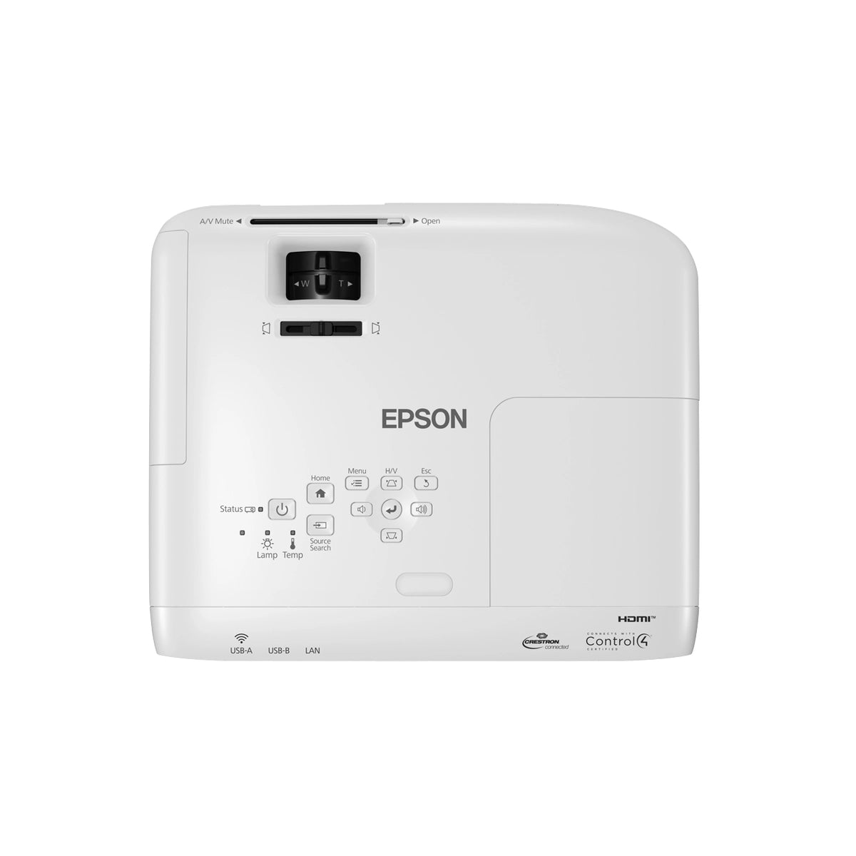 Epson EB-W49 Projector, 1280 x 800 WXGA, 3,800 ANSI Lumen