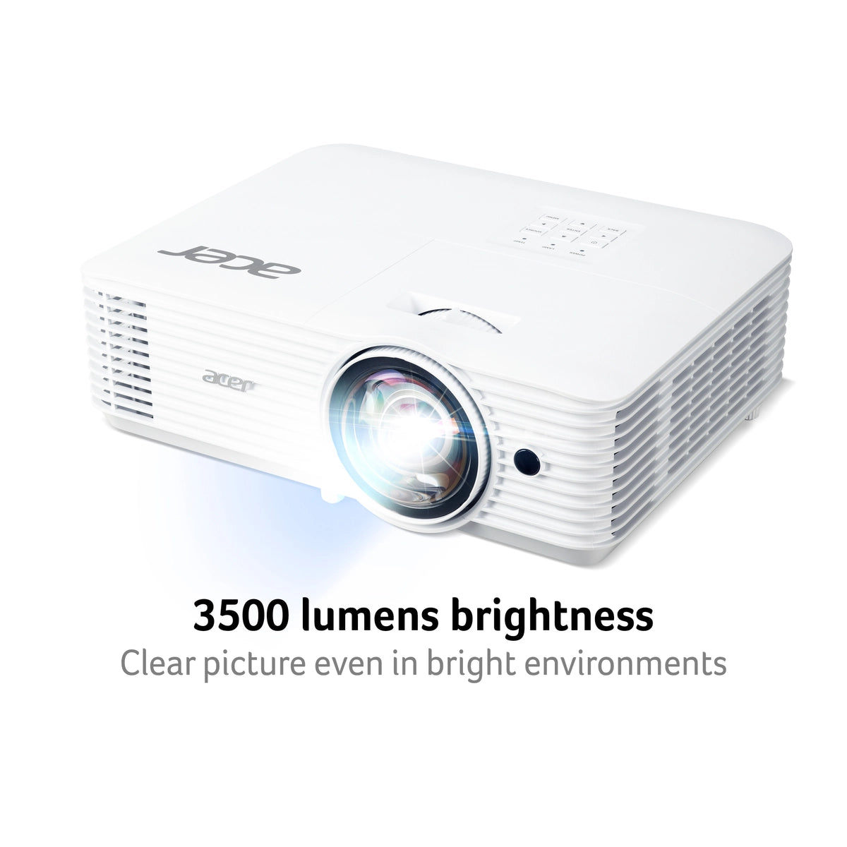 Acer H6518STi Projector, 1920 x 1080 Full HD, 3,500 ANSI Lumen