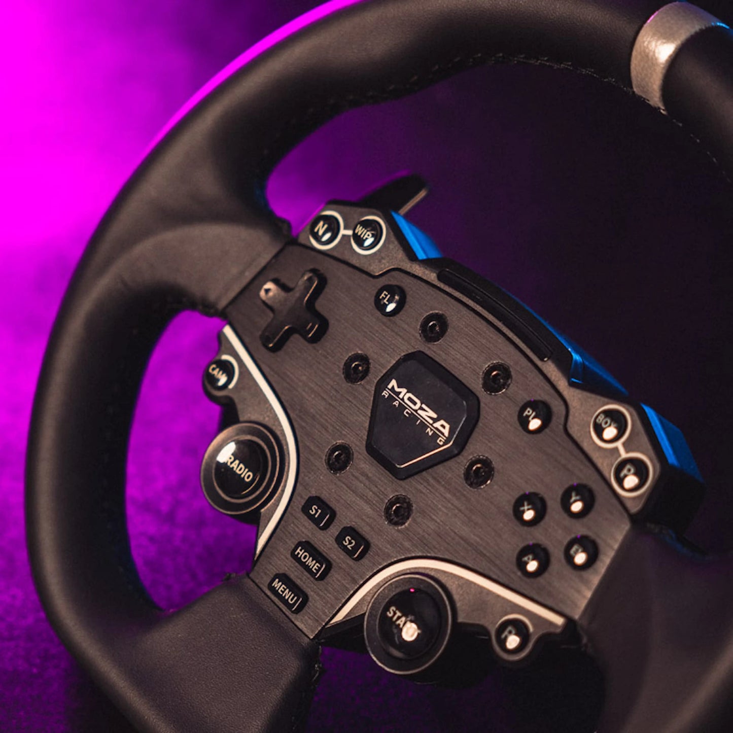 MOZA Racing R5 Racing Simulator (R5 Direct Drive wheelbase, ES Steering Wheel, SR-P Lite Pedal)