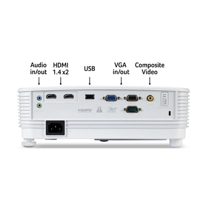 Acer P1357Wi Projector, 1280 x 800 WXGA, 4,800 ANSI Lumen