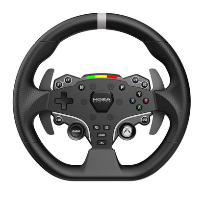 MOZA R3 Racing Simulator Bundle - R3 Base, ES Wheel, SR-P Lite Two Pedals, Table clamp (RS053)