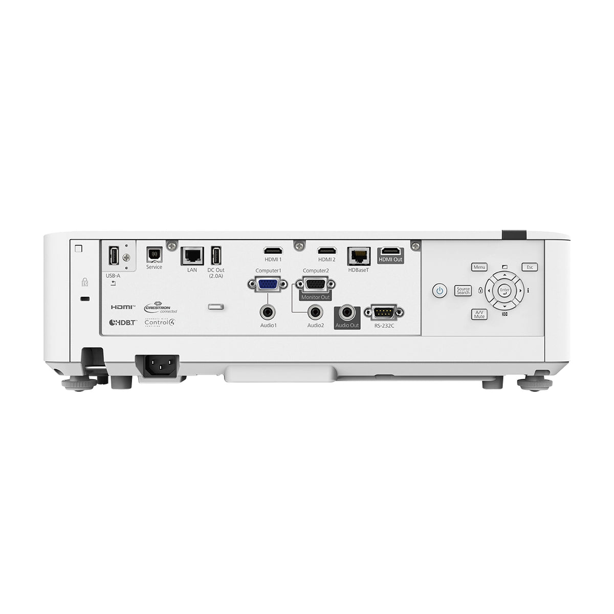 Epson EB-L630SU, 6000 ANSI lumens, 3LCD, WUXGA (1920x1200), 2500000:1, 16:10, 1270 - 5080 mm (50 - 200")