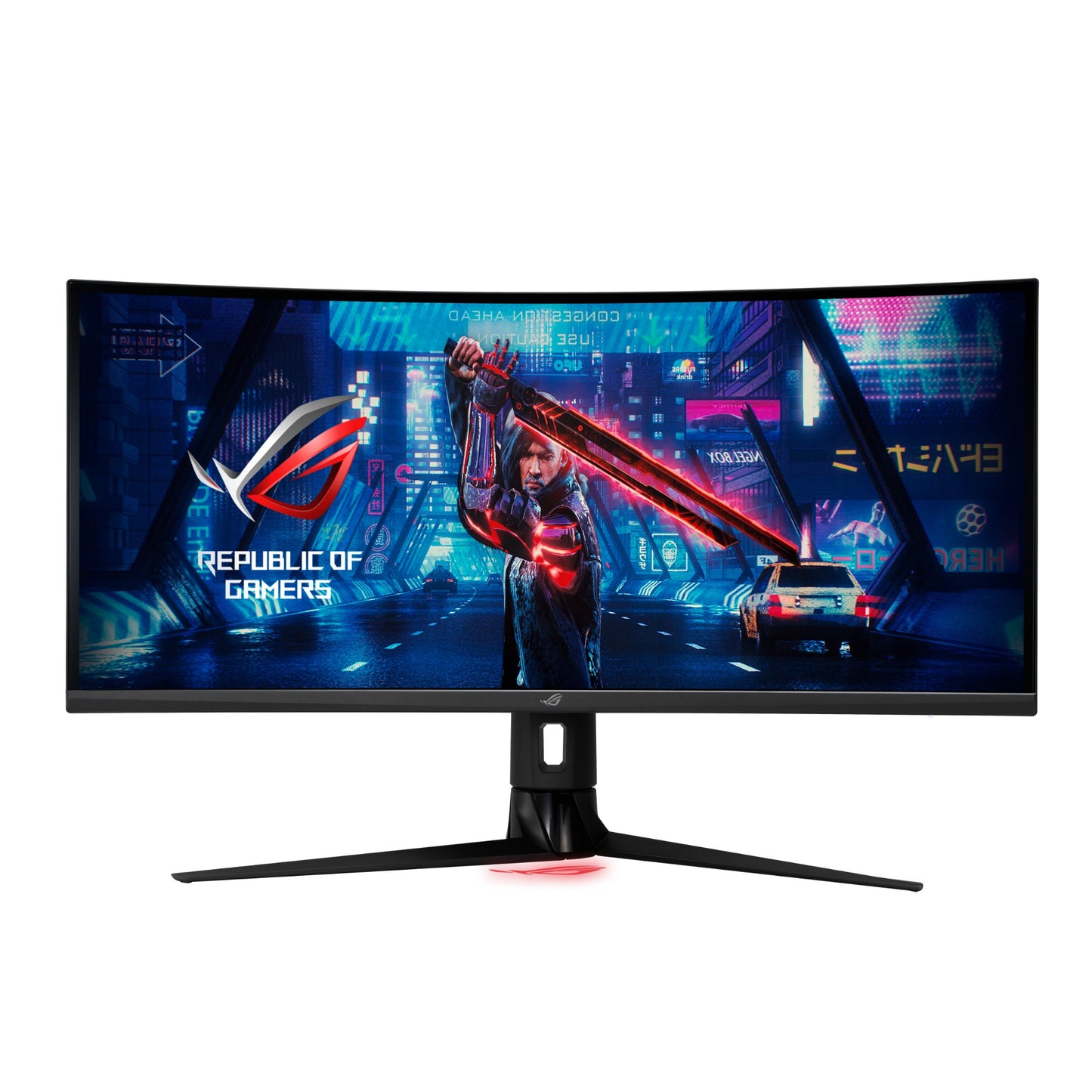 ASUS XG349C 34.14" Widescreen IPS LED Black Multimedia Curved Monitor (3440x1440/1ms/HDMI/DisplayPort)