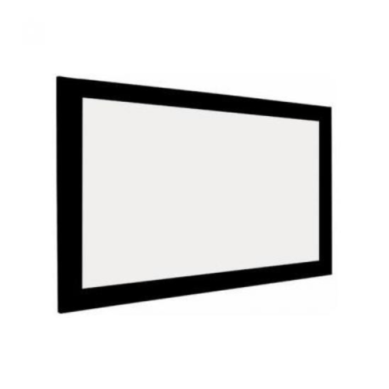 Euroscreen VL190-D Fixed Frame, 190cm x 119cm Viewing Area, 88&quot; Diagonal, 16:10 Format, Matte White