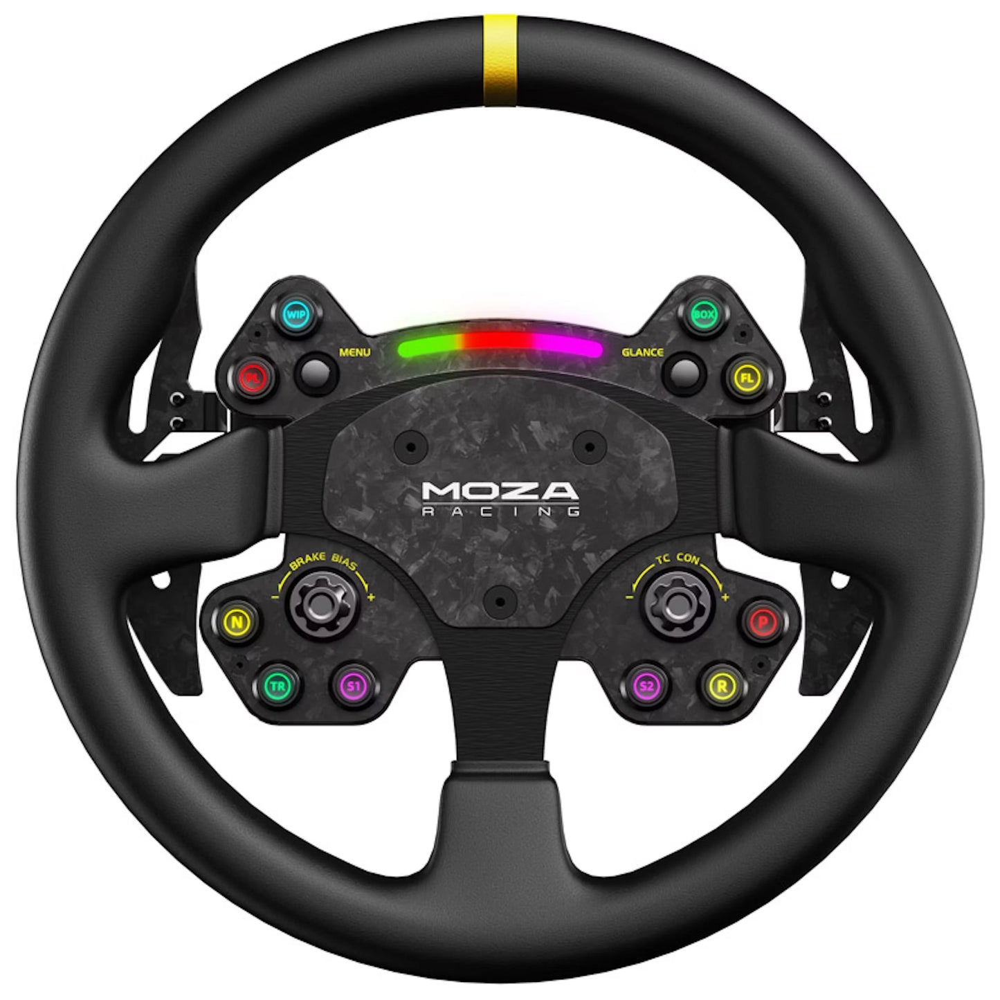 MOZA Racing RS V2 Steering Wheel Round - Leather 33 cm (RS25)