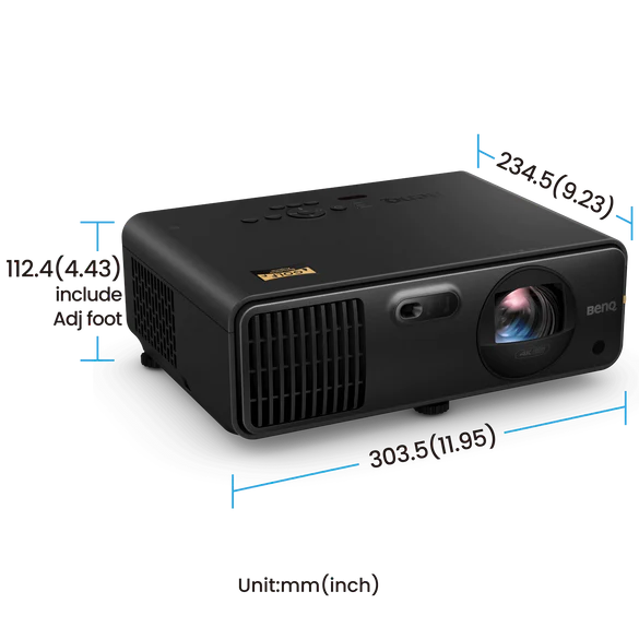 BENQ AK700ST Projector 4,000 ANSI Lumen 4k UHD Short Throw Laser Projector