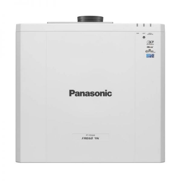 Panasonic PT-FRQ60WEJ Projector 6,000 ANSI Lumens, 4K/UHD, Laser Projector